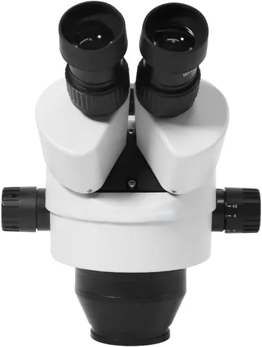 Vista 6 de Kit de microscopio negro/blanco simulado 7X-45X 3.5X-180X Microscopio Zoom Cabezal de microscopio estéreo para reparación de teléfono PCB 3.5X-180X