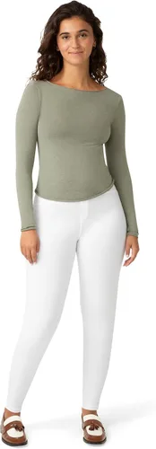 Vista 4 de No Nonsense Leggings de mezclilla elásticos con bolsillos para mujer
