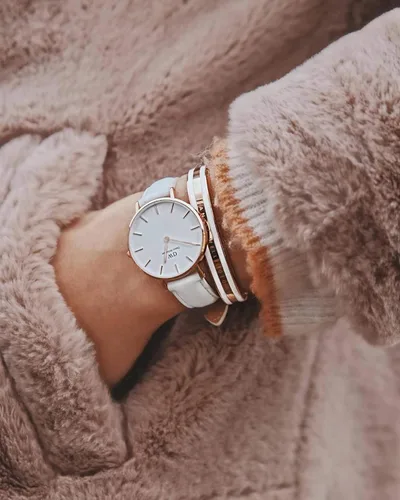 Vista 8 de Daniel Wellington Reloj Petite Cuero Oro Rosa