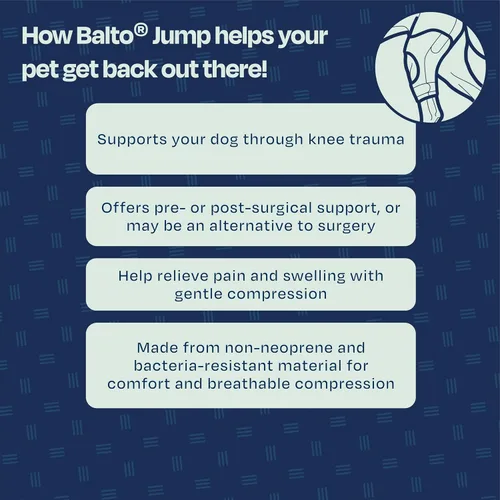Vista 5 de Balto Jump Dog - Rodillera ortopédica ACL/CCL (grande, pierna derecha)