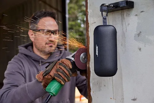 Vista 8 de Bose SoundLink Flex - Altavoz portátil Bluetooth inalámbrico, impermeable, para viajes al aire libre, color negro (renovado)