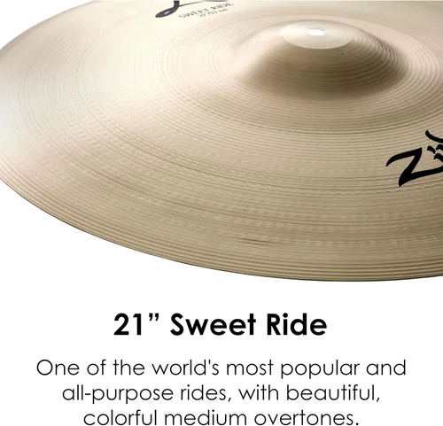 Vista 3 de Zildjian Serie A Sweet Ride Platillo - 21 pulgadas