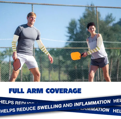 Vista 4 de ARMORAY - Mangas de brazo para hombres o mujeres para cubrir tatuajes de enfriamiento, para practicar deportes, básquetbol, golf, fútbol