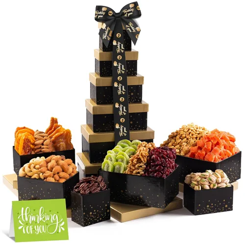 Vista 18 de NUT CRAVINGS - Cesta de regalo de frutas secas y nueces mixtas