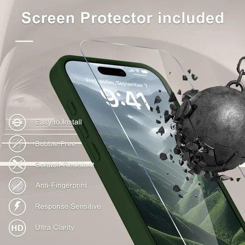 Vista 847 de Funda para Google Pixel 10 Pro XL, cubierta magnética mate, color negro Fit for MagSafe, Screen Protector included, Shockproof Military Grade