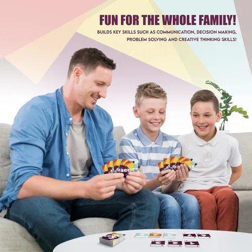 Vista 4 de Juego de cartas – El juego Lightning Fast para niños, familias y adultos – perfecto para la noche de juegos en familia / 2-4 jugadores