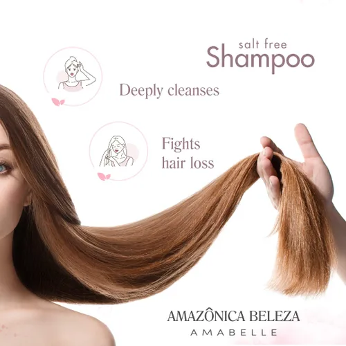 Vista 4 de Champú purificador, anti-pérdida de cabello y control del cabello graso, revitaliza el adelgazamiento del cabello y mejora el volumen, la fuerza