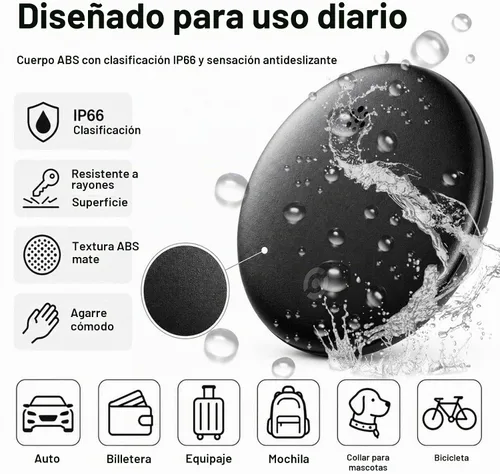 Vista 5 de GPS Tracker para vehículos sin suscripción, sistema dual iOS y Android
