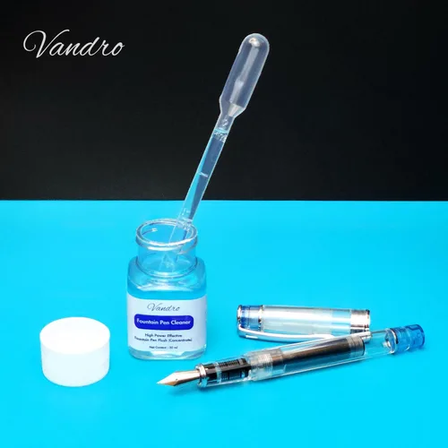 Vista 4 de Vandro Kit de limpieza de pluma estilográfica, solución de descarga de pluma estilográfica de alta potencia con accesorios