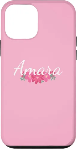 Vista 12 de iPhone 14 Amara - Funda personalizada para teléfono con diseño floral, color rosa