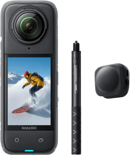 Vista 19 de Insta360 X4 Kit de Construcción - Cámara de construcción 360°, video HDR 360 de 8K30fps, foto de 72MP, lapsos de tiempo de 11K, compatible