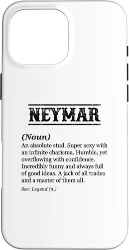Vista 19 de Neymar - Definición de nombre Frase divertida - Funda personalizada para iPhone 17 para hombre