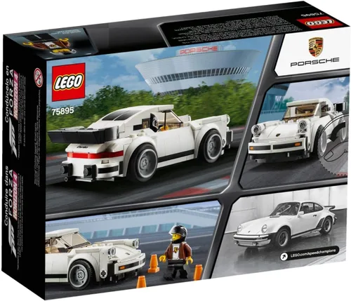 Vista 3 de LEGO Speed Champions 1974 Porsche 911 Turbo 3.0 75895 Kit de construcción (180 piezas)