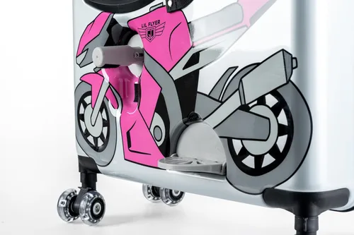 Vista 42 de Younglingz LIL FLYER GO 21" - Maleta de mano para niños, Motocicleta verde V2