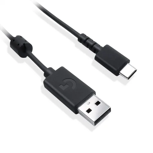 Vista 4 de HUYUN Cable de carga USB C tipo C, cable de carga USB, compatible con auriculares inalámbricos Logit G733 LightspeedG PRO X