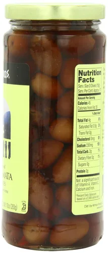 Vista 3 de Krinos Aceitunas Kalamata en salmuera de vinagre, 16.0 onzas (paquete de 6)
