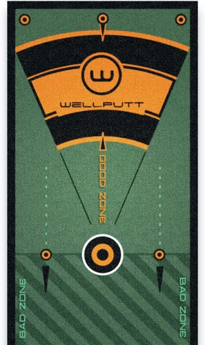 Vista 4 de WELLPUTT - Alfombrilla de entrenamiento de golf para putting - Verde clásico de 10 pies