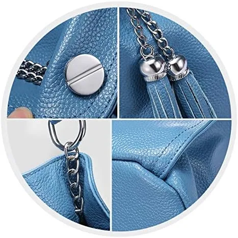 Vista 3 de Bolsas de viaje para mujer, estilo vintage, con asa superior, bolso de hombro cruzado