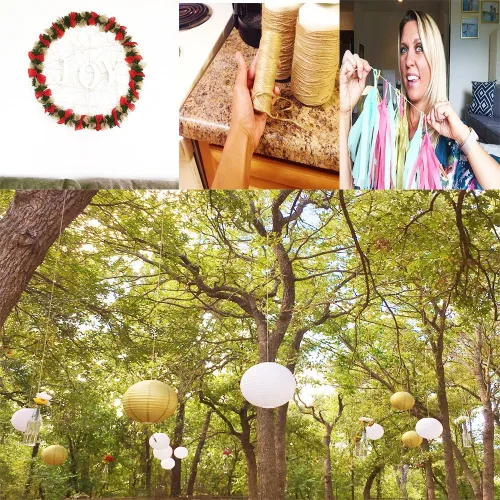 Vista 6 de CCINEE Cuerda de yute natural de 328 pies de 0.039 in para artes y manualidades, cuerda de yute para jardinería, cuerda rústica natural, cuerda