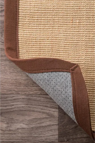 Vista 7 de nuLOOM Orsay - Alfombra casual de sisal, 2 pies 6 pulgadas x 14 pies, marrón