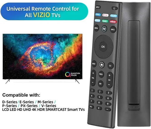 Vista 4 de para control remoto VIZIO Smart TV, para todos los controles remotos VIZIO para Smart TV con WatchFree 1 año de garantía.