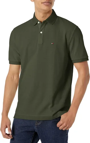 Vista 27 de Tommy Hilfiger - Camisa polo de manga corta para hombre, en ajuste clásico, de algodón piqué Violeta africana