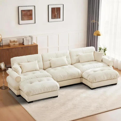 Vista 48 de SoarFlash Moderno sofá reclinable de terciopelo para sala de estar, sofá biplaza para apartamento, sofá de almacenamiento con marco de madera Azul