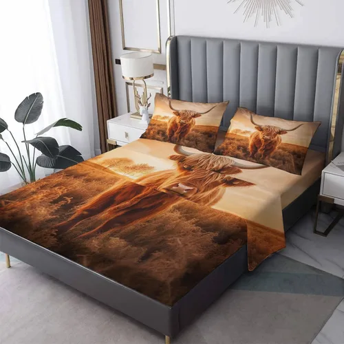 Vista 14 de Sábanas de aguacate tamaño individual – Sábanas kawaii, microfibra suave y bolsillo profundo, sábanas y fundas de almohada estampadas sin arrugas, 3