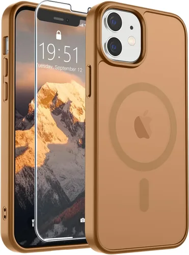 Vista 331 de SUPFINE Funda magnética para iPhone SE 2022 (3ª)/2020 (2ª), iPhone 8 (compatible con MagSafe) (protección contra caídas de grado militar), funda