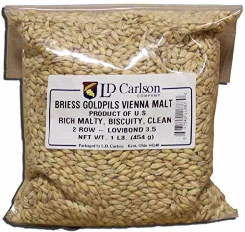 Vista 9 de Briess 26-QVZH-HVSI Grano de malta de cerveceros estadounidenses para elaboración de cerveza y cerveza casera 1 lb. (2 filas de cerveceros), marrón