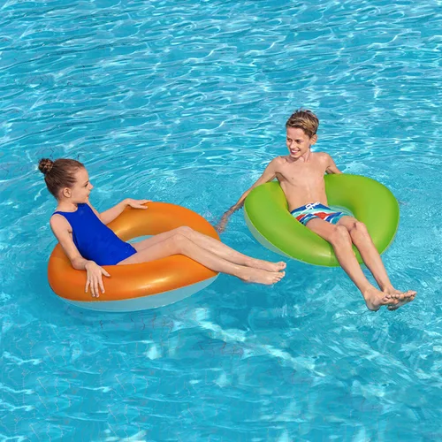 Vista 4 de Bestway Flotador Hinchable Liso Neon Color Surtido D91 cm +10 Años Playa y Piscina 36025