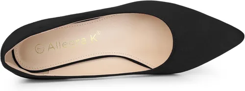 Vista 4 de Allegra K Zapatos de tacón puntiagudos para mujer