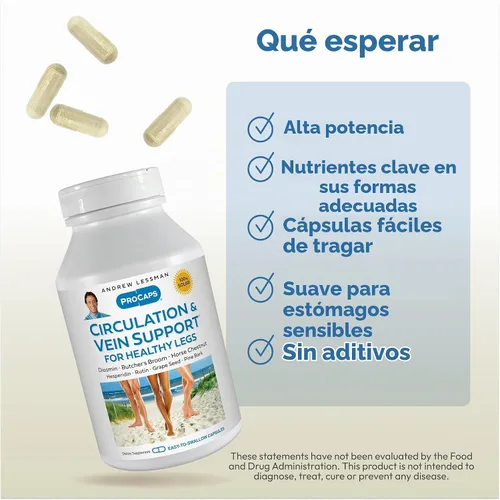 Vista 4 de Apoyo para la circulación y las venas, para piernas saludables, 1