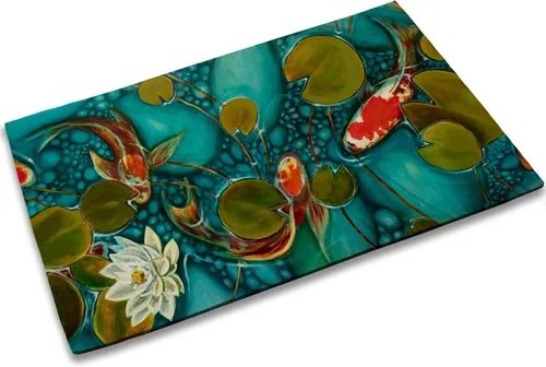 Vista 12 de TUBAMQ Felpudo de puerta Blessed de 17 x 30 pulgadas, tapete decorativo de bienvenida con purpurina bendita, parte trasera de goma antideslizante