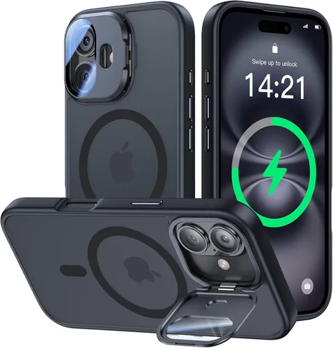 Vista 73 de VOFATA [Protección Completa Mejorada de la Cámara] para Funda iPhone Air con Cubierta de Cámara con Soporte [Compatible con MagSafe][Protección