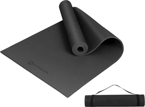 Vista 7 de Esterilla de yoga Primasole con correa de transporte para yoga, pilates, fitness y ejercicios en el suelo en casa y gimnasio, antideslizante, 9