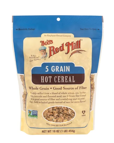 Vista 3 de Bob's Red Mill Cereal caliente de 5 granos, 16 onzas (paquete de 4) – Sin OMG, vegano, kosher