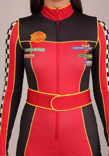 Vista 6 de Disfraz de Uniforme de Equipo de Boxes Disney y Pixar CARS para Mujer Multicolor