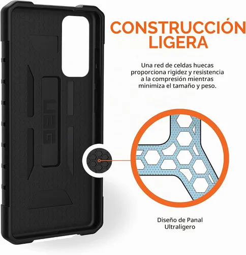 Vista 6 de URBAN ARMOR GEAR UAG - Funda protectora para Samsung Galaxy S20 FE/FE 5G, resistente, ligera, delgada, a prueba de golpes, color negro