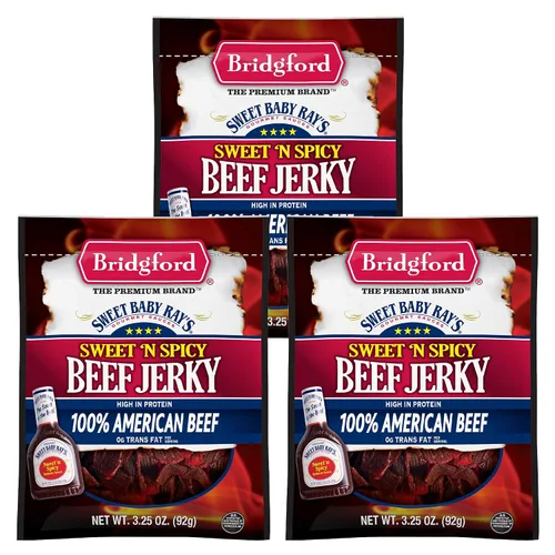 Vista 17 de Bridgford Bocadillos de carne de res de 4 onzas, paquete de 3 – Snacks listos para comer para aperitivos sobre la marcha – Snacks de carne sin