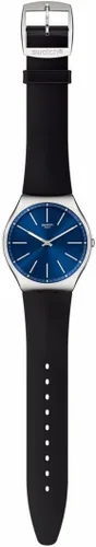 Vista 2 de Swatch Reloj Unisex Formal Azul 42 SS07S125, Correa