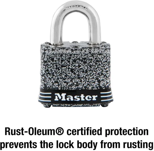 Vista 4 de Master Lock Cerradura laminada 380D con oxidóleo, 1-916 pulgadas