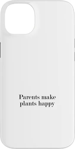 Vista 15 de iPhone XR Parents make plants happy Case