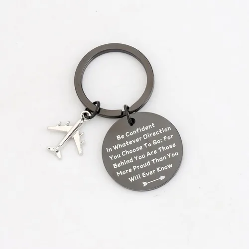 Vista 5 de LQRI Future Pilot Gift - Nuevo regalo de piloto, regalo de graduación de piloto, ten confianza en cualquier dirección que elijas ir, Medio