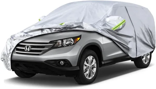 Vista 9 de KouKou Funda impermeable para automóvil SUV adecuada para BMW X1 de 2009 a 2025, 7 capas a prueba de viento para todo tipo de clima, cubierta
