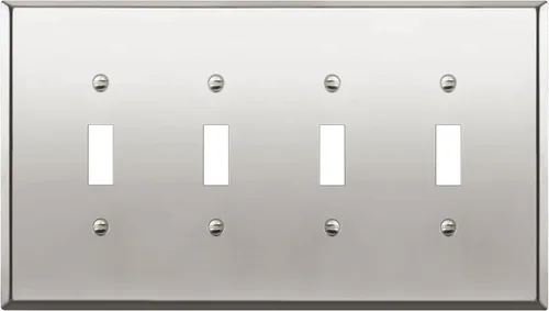 Vista 22 de LIDER Placa de Pared de Metal para Interruptor de Luz de Palanca, Cubierta de Interruptor de Acero Inoxidable, Resistente a la Corrosión
