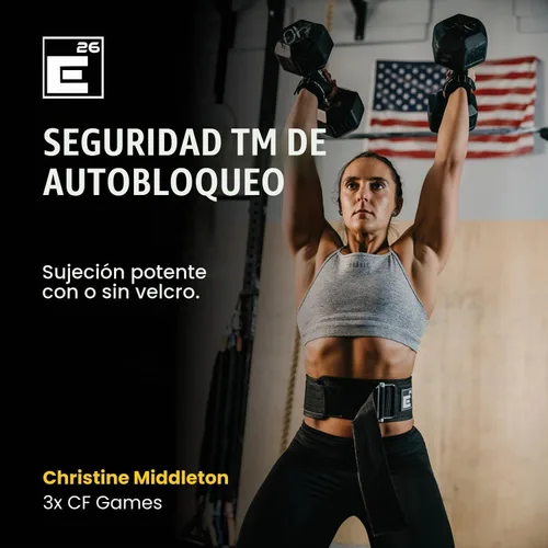 Vista 4 de Element 26 Cinturón de levantamiento de pesas con autobloqueo, cinturón de levantamiento de pesas premium para atletas de fitness funcional serio
