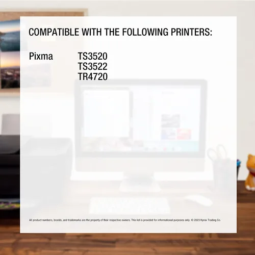Vista 3 de Kit de recarga de tinta combo premium para Canon PG-275/CL-276, PG-275XL/CL-276XL 1oz 1.0 fl oz
