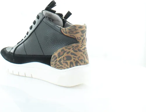 Vista 7 de Naturalizer Hadley-Hi - Tenis de moda para mujer, Negro (BlackCheetah), 9