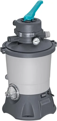 Vista 7 de Bestway Bomba de piscina con filtro de arena de 950 galones para piscinas sobre el suelo de 300 a 4,800 galones con filtro de prefiltro para agua